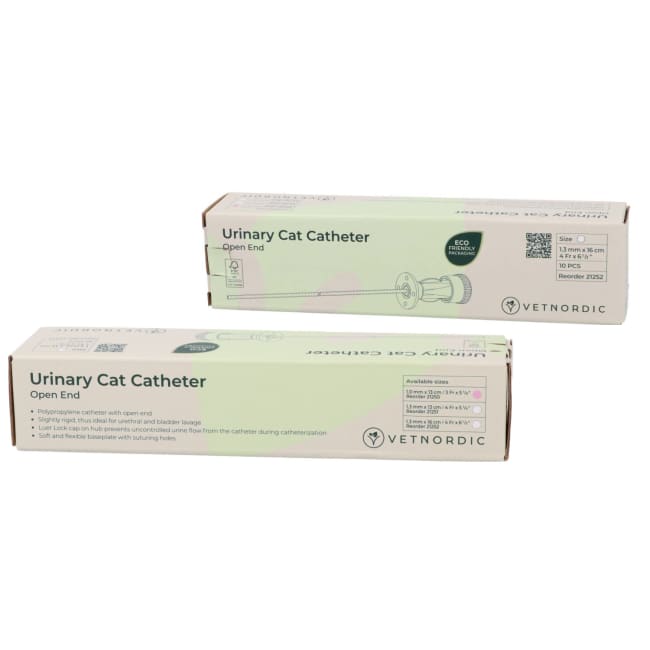 Vetnordic Urinkateter for Katt med Åpen Ende, 10 stk