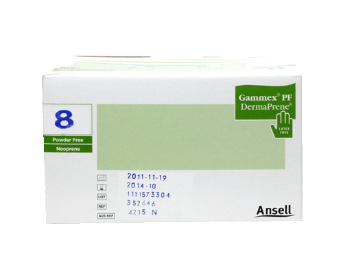 SPERRET HANSKE OP. Dermapren (neopren) str. 8,5 50 par
