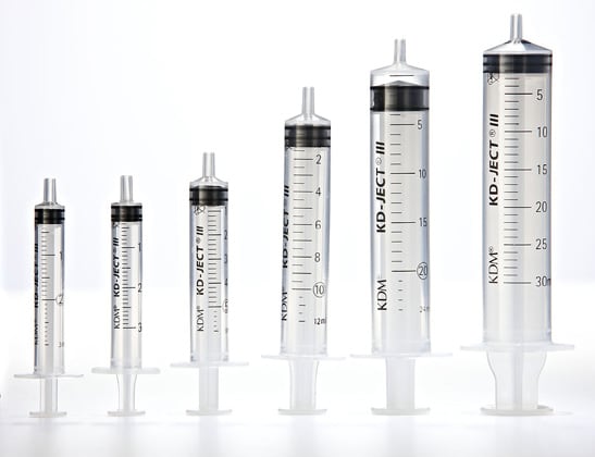 Sprøyte 5 ml KD-Ject Luer Slip 100 stk.