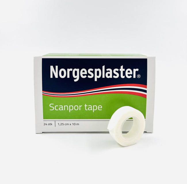 Scanpor refill 1,25 cm x 10 m, 24 stk.