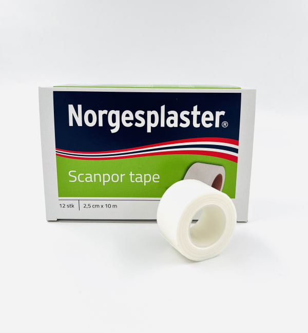 Scanpor refill 2,5 cm x 10 m, 12 stk.