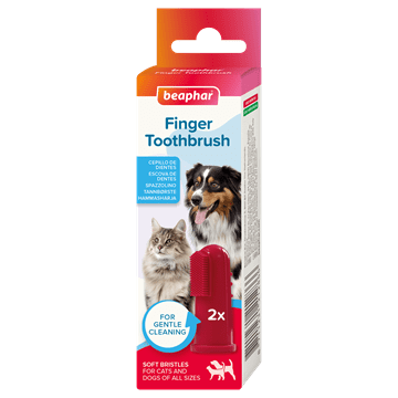 Beaphar Fingertannbørste, gummi, 2 stk