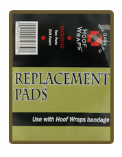 HOVBANDASJE HEST EKSTRA PAD "Hoof Wraps" 2 stk.