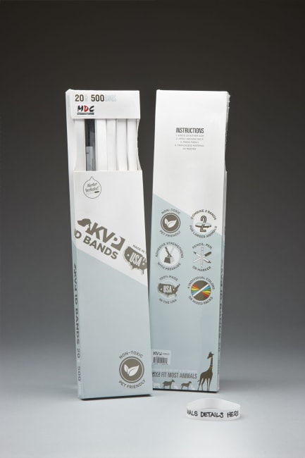 ID Bånd hvit, 500 stk.