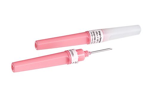 Vacuette kanyle singel 1,2x38 mm rosa 18g 100 stk.