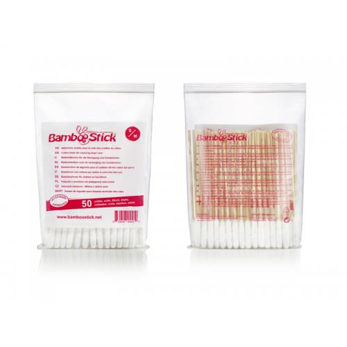 BambooStick Ørepinne str. S / M 50 stk.