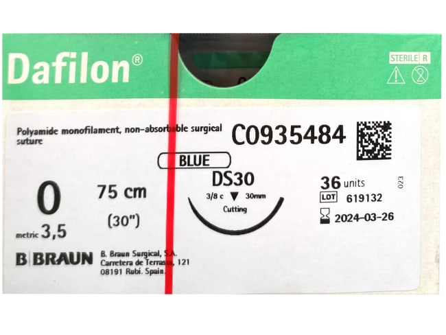 Dafilon 0 USP DS30 75 cm 12 stk.