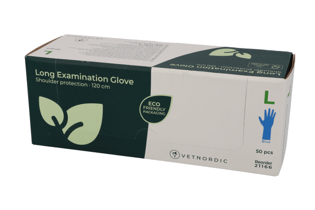 Vetnordic Rektaliseringshansker, Skulderbeskyttelse, Grønn, 120 cm, str. L 50 stk