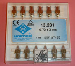 Stålkanyle 0,7x3 mm 12 stk.