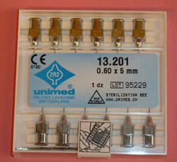 Stålkanyle 0,6x5 mm 12 stk.