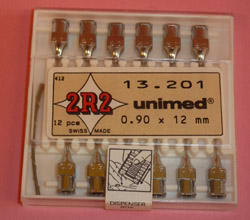 Stålkanyle 0,9x12 mm 12 stk.