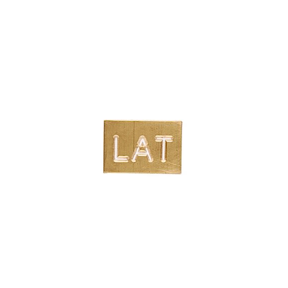 Kassettmerke LAT / stk