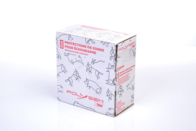 Probe-overtrekk plast 500 stk.