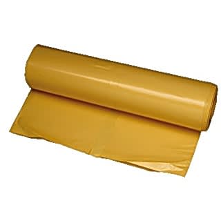 Avfallssekk Gul Risikoavfall 100 L, 72x112cm, 70my 12 ruller