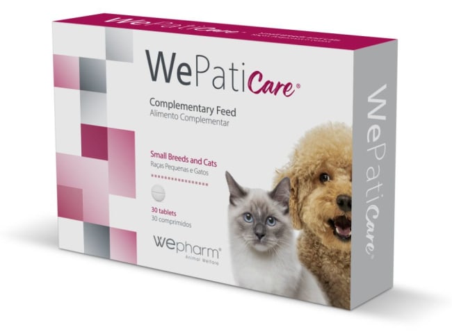 Wepharm WePaticare Liten Hund og Katt >10 kg 30 stk.