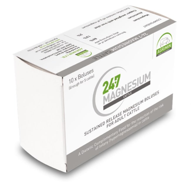 Agrimin Rumbul Magnesium Ku 10 stk. / 5 dyr