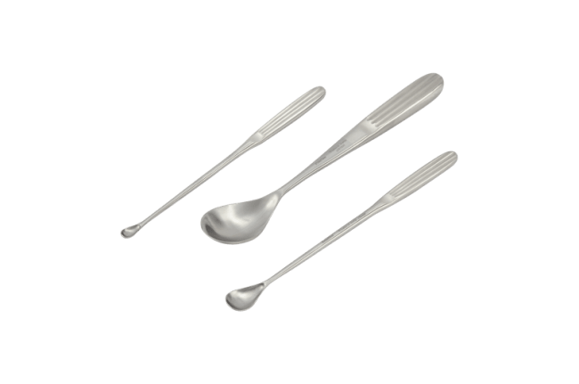 Soft Edge Surgical Spoon - Faecal/Bladder -    Set Of 3