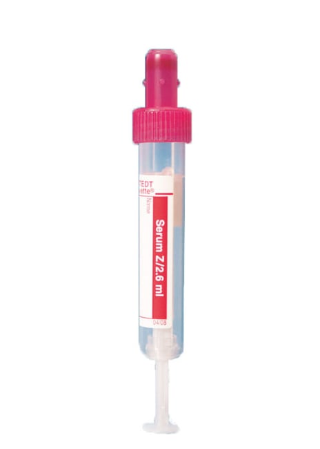 S-monovette® 2,6 ml rød 50 stk. / 04.1904.100