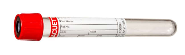 Vacuette rør 6 ml rød 50 stk. clot activator