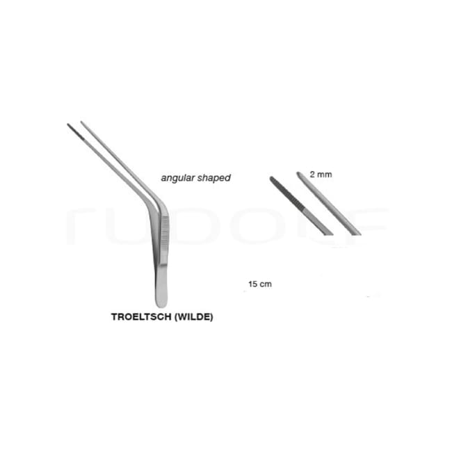 Ørepinsett Troeltsch 15 cm (RU 7860-15)