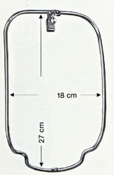 WEINGART RAMME 18x27 cm (kvast)