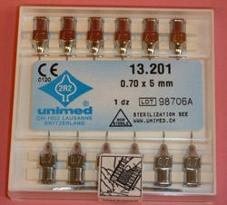 Stålkanyle 0,7x5 mm 12 stk.