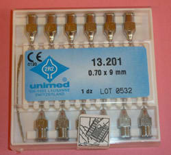 Stålkanyle 0,7x9 mm 12 stk.