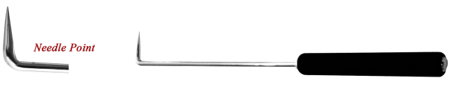 U.S. Tannpirker Spiss 30 cm +20 cm skaft