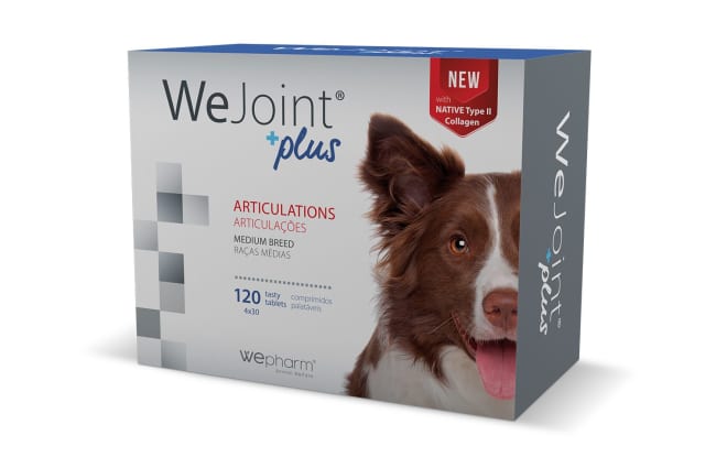 Wepharm WeJoint Plus Mellomstor Hund 10-25kg 120stk.