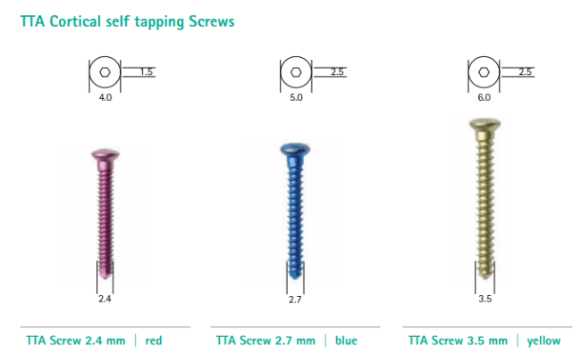 Cortical Skrue Ortopdeisk