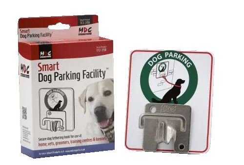 Hundeparkeringskilt med krok