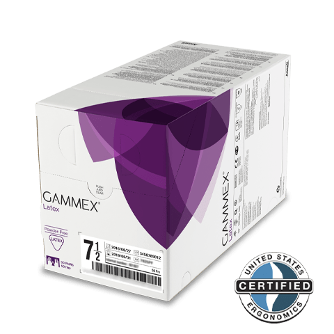 Operasjonshansker str. 6,0 Gammex Latex Pudderfri 50 par