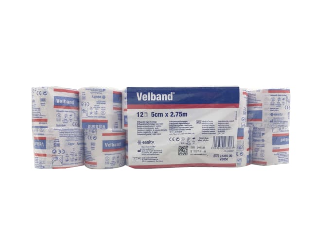 Velband polstring 5 cm 12 ruller