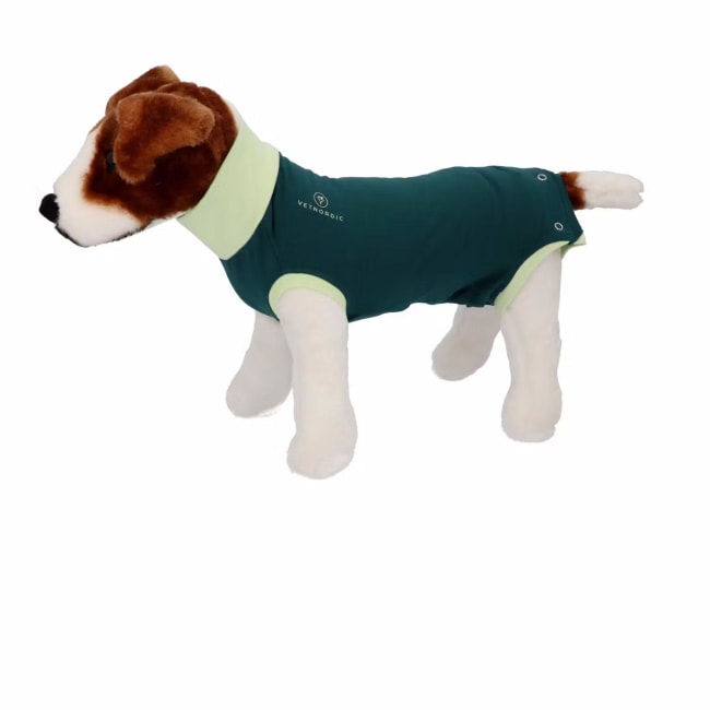 Vetnordic Body til Hund Økologisk Bomull Grønn 76 cm str. 3XL