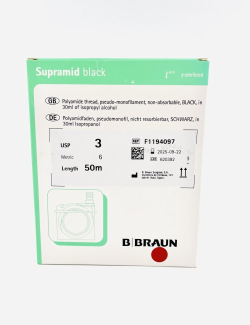 Supramid 3 USP 6 Metric 50 m White