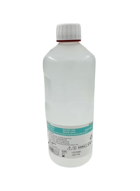 Sterilt vann, Versylene, 1000 ml, stk.
