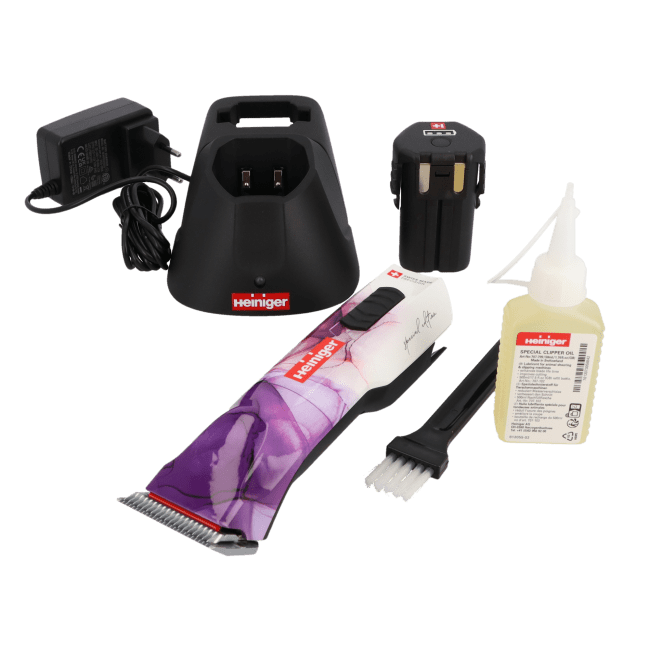 Heiniger Opal Klippemaskin, Lilla, 2-speed