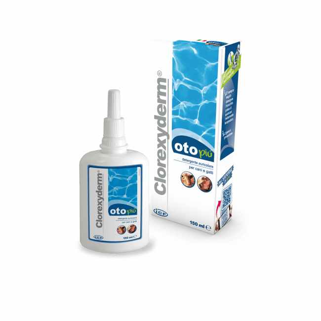 Clorexyderm Oto Piú, ørerens, 150 ml