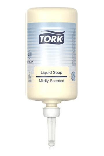 Tork Såpe mild flytende 1L S1, stk.