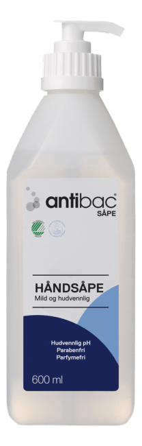 Antibac Håndsåpe Flaske med pumpe, 600 ml