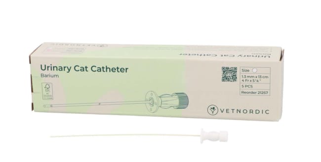 Vetnordic Urinkateter for Katt Barium, 5 stk