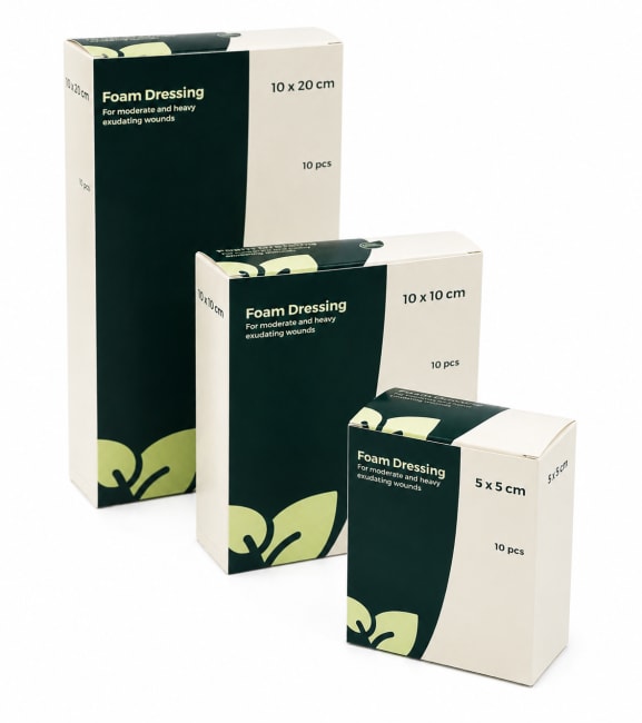 Vetnordic Foam Dressing, 10 stk