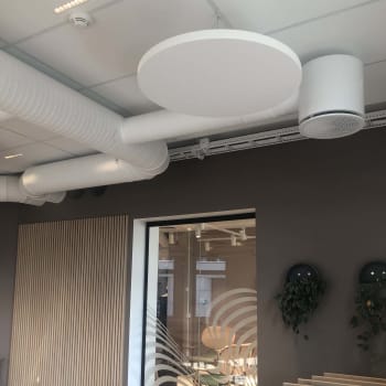 Akustikkflåte Solo Sirkel (hvit) 40xØ1200mm