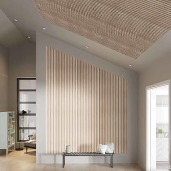 Akupanel Klassisk Eik (Beige Filt, 22x600x3000mm)