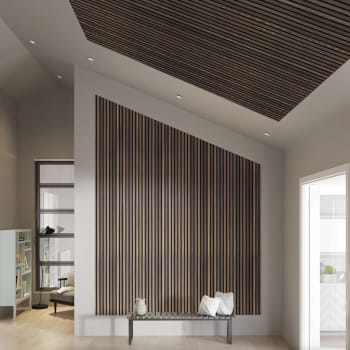 Akupanel Røket Lerk (22x600x2400mm)