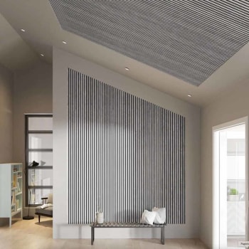 Akupanel Oksidert Hvit (22x600x2400mm)