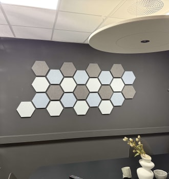 Ecousto lydabsorbent Hexagon 24