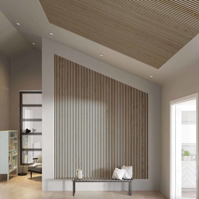 Akupanel Rustikk Eik Natur (22x600x2400mm)