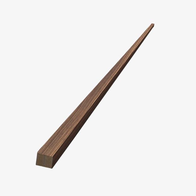 Akupanel Avslutningslist Røket Lerk 22mm