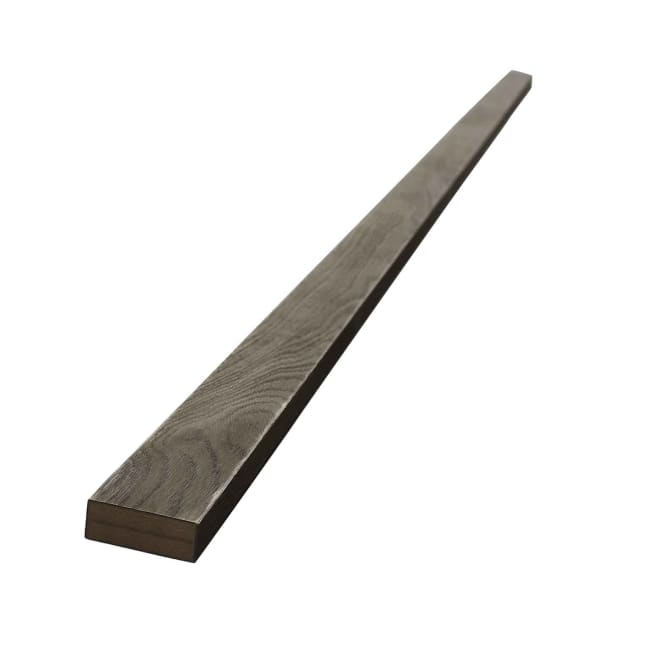 Akupanel Avslutningslist Grå Eik 67mm